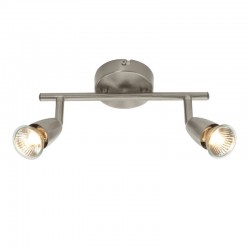 22365-001 Satin Nickel 2 Light Spotlights