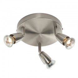 22367-001 Satin Nickel 3 Light Spotlights