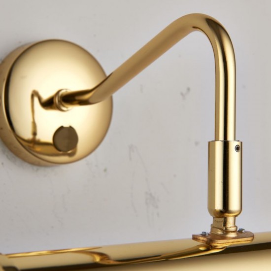 1086-001 Polished Brass Medium Picture Light 1086-001 Polished Brass Medium Picture Light