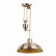 1094-001 Antique Brass Rise & Fall Hanging Pendant