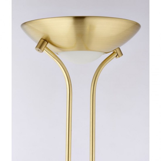 1115-001 Satin Brass Mother&Child Uplighter Floor Lamp 1115-001 Satin Brass Mother&Child Uplighter Floor Lamp