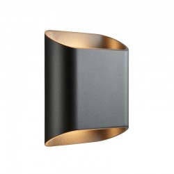 75367-001 Matt Black Up & Down CCT Wall Lamp