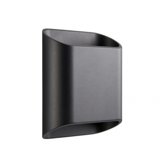 75367-001 Matt Black Up & Down CCT Wall Lamp