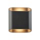75367-001 Matt Black Up & Down CCT Wall Lamp