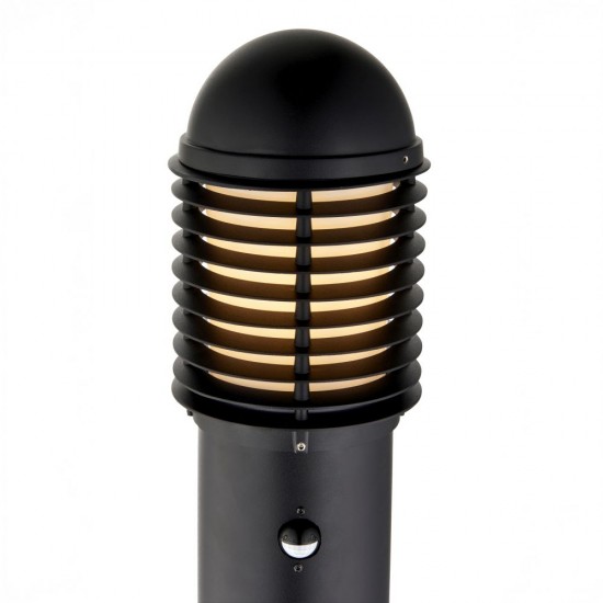 80052-001 Outdoor Matt Black PIR Bollard
