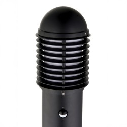 80052-001 Outdoor Matt Black PIR Bollard
