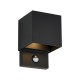 80089-001 Black Up&Down CCT Wall Lamp with PIR/Photocell Sensor