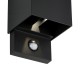 80089-001 Black Up&Down CCT Wall Lamp with PIR/Photocell Sensor