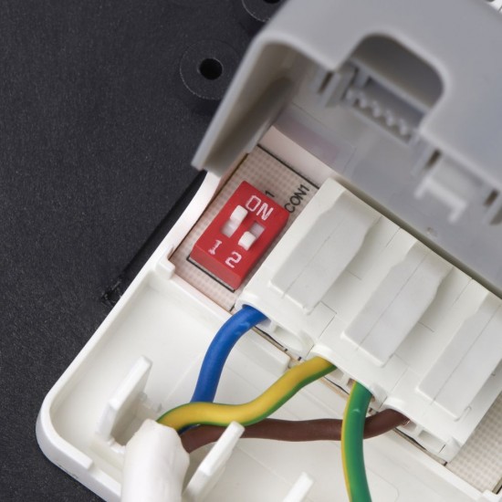 80097-001 Black CCT Multi Wattage Flush IP65