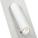 80099-001 White Recessed Wall Lamp with USB & C Port