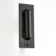 80100-001 Black Recessed Wall Lamp with USB & C Port