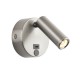 80101-001 Brushed Satin Nickel LED Wall Lamp with C Port