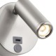 80101-001 Brushed Satin Nickel LED Wall Lamp with C Port