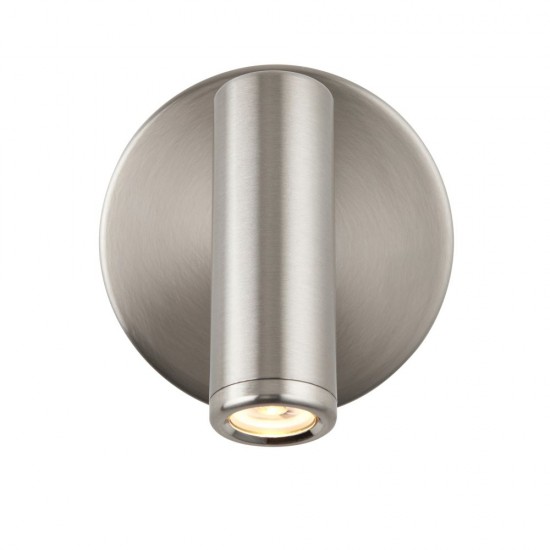 80101-001 Brushed Satin Nickel LED Wall Lamp with C Port