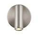 80101-001 Brushed Satin Nickel LED Wall Lamp with C Port