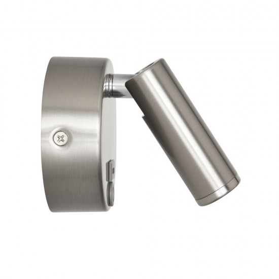 80101-001 Brushed Satin Nickel LED Wall Lamp with C Port