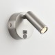 80101-001 Brushed Satin Nickel LED Wall Lamp with C Port
