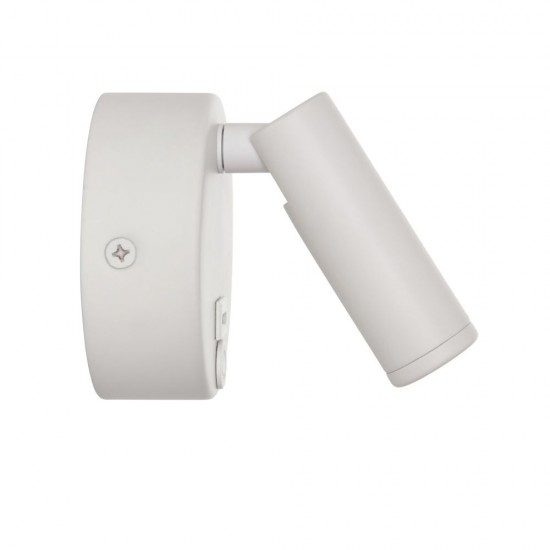 80102-001 White LED Wall Lamp with C Port