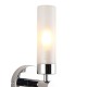 80109-001 Chrome 2 Light Wall Lamp with Frosted Glass IP44