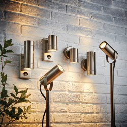 21766-001 Brushed Stainless Steel Small Spike Spot 21766-001 Brushed Stainless Steel Small Spike Spot