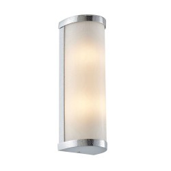 21844-001 Chrome 2 Light with Frosted Glass IP44