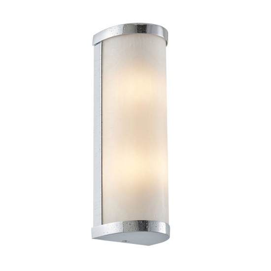 21844-001 Chrome 2 Light with Frosted Glass IP44