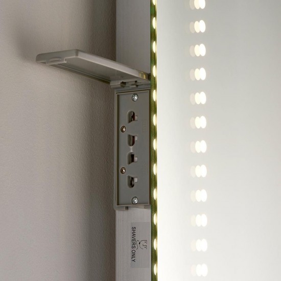 31681-001 Bathroom CCT Mirror with Shaver Socket