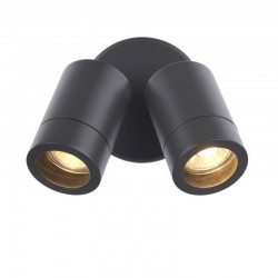 73331-001 Anthracite Twin Spot Wall Lamp