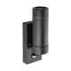 7794-001 Black Up&Down PIR Wall Lamp