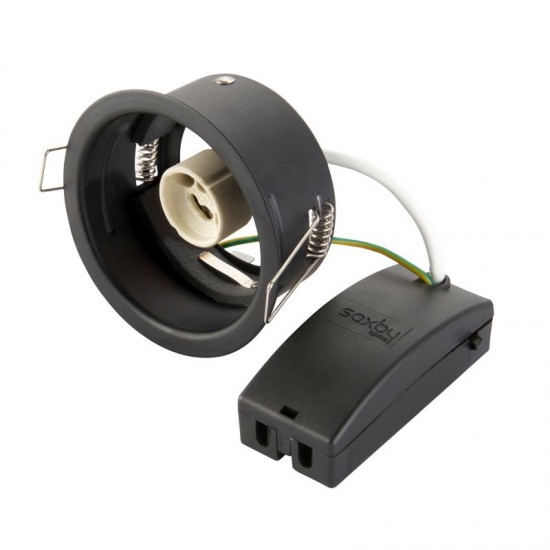62317-001 Adjustable Black Nickel Recessed Downlight Ø 9.2 cm