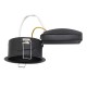 62317-001 Adjustable Black Nickel Recessed Downlight Ø 9.2 cm