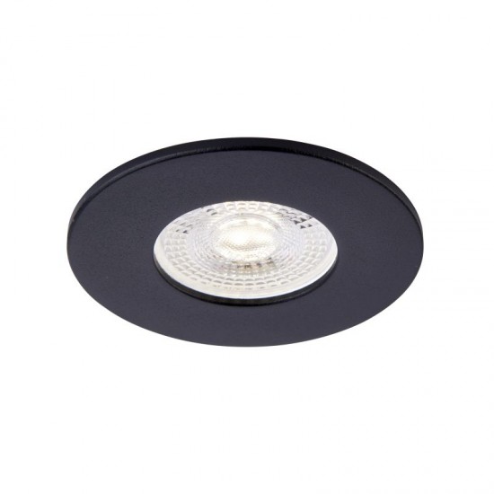 62324-001 Matt Black Recessed Downlight Ø 8.5 cm
