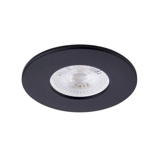 62324-001 Matt Black Recessed Downlight Ø 8.5 cm
