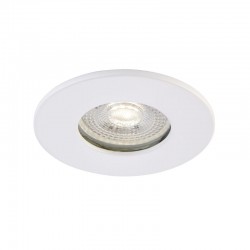 62333-001 IP65 Matt White Recessed Downlight Ø 8.5 cm