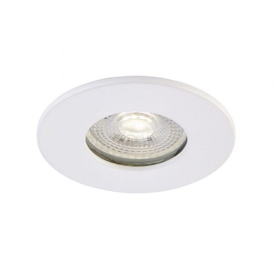62333-001 IP65 Matt White Recessed Downlight Ø 8.5 cm