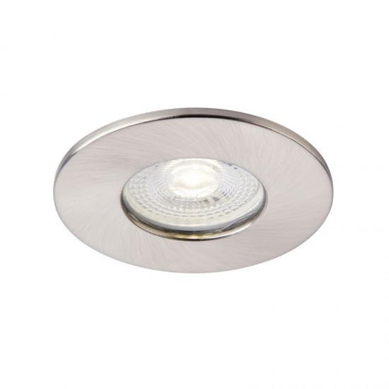 62335-001 IP65 Satin Nickel Recessed Downlight Ø 8.5 cm