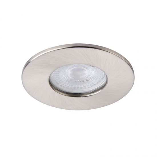 62335-001 IP65 Satin Nickel Recessed Downlight Ø 8.5 cm
