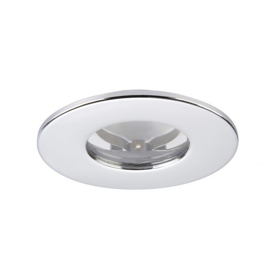 62336-001 IP65 Chrome Recessed Downlight Ø 8.5 cm