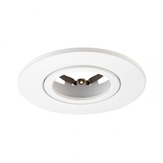 62313-001 Adjustable White Recessed Downlight Ø 9.2 cm