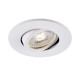62313-001 Adjustable White Recessed Downlight Ø 9.2 cm