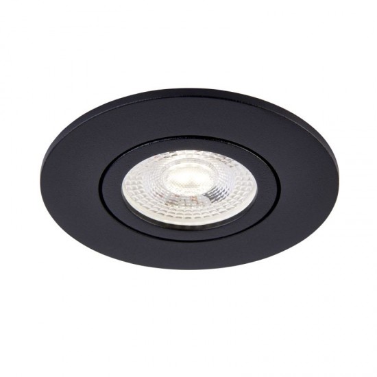 62314-001 Adjustable Black Recessed Downlight Ø 9.2 cm