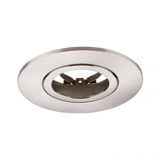 62315-001 Adjustable Satin Nickel Recessed Downlight Ø 9.2 cm