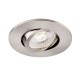 62315-001 Adjustable Satin Nickel Recessed Downlight Ø 9.2 cm