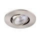 62315-001 Adjustable Satin Nickel Recessed Downlight Ø 9.2 cm