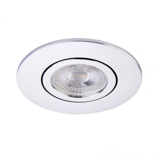 62316-001 Adjustable Chrome Recessed Downlight Ø 9.2 cm