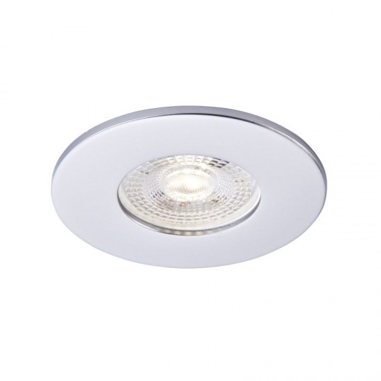62328-001 Silver Recessed Downlight Ø 8.5 cm