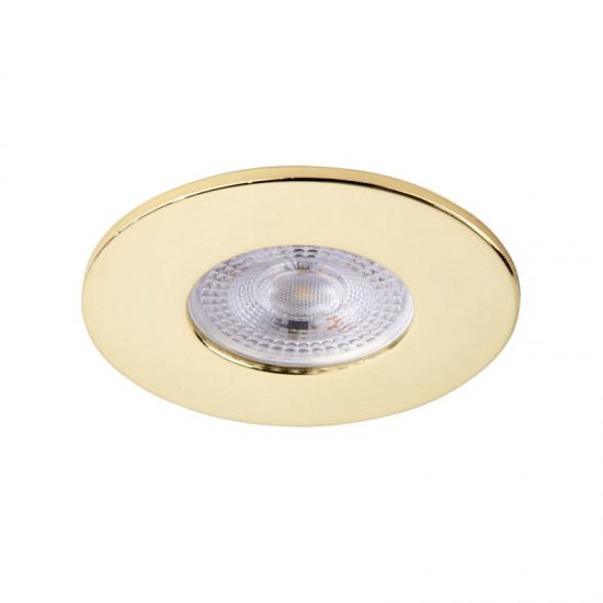 62329-001 Brass Recessed Downlight Ø 8.5 cm