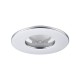 62338-001 IP65 Silver Recessed Downlight Ø 8.5 cm
