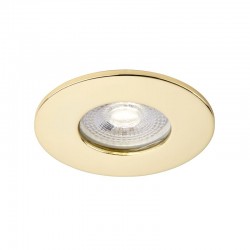 62339-001 IP65 Brass Recessed Downlight Ø 8.5 cm