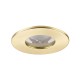62340-001 IP65 Satin Brass Recessed Downlight Ø 8.5 cm